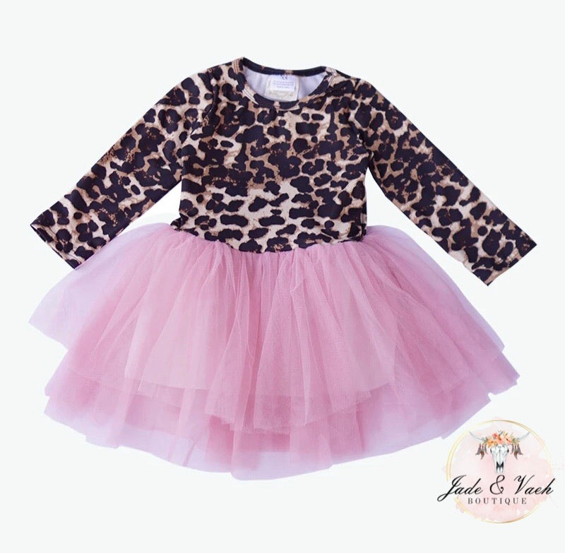 Cheetah Tutu Dress